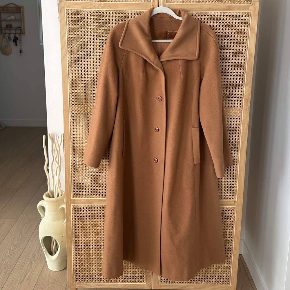 Vintage Brown Peacoat